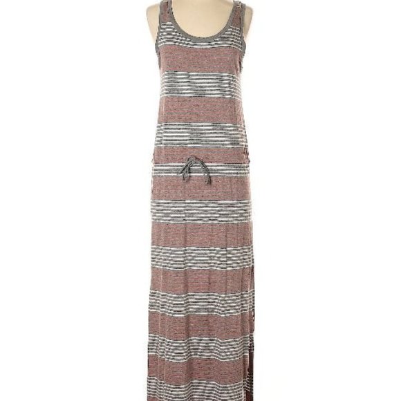 gap striped maxi dress
